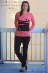 When 1 + 1 = 3 | No More Maternity Sweatshirt Refashion