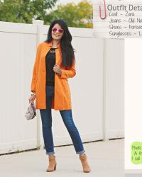 Lookbook : Orange Coat