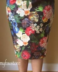 J. Crew Collection Dutch Floral Pencil Skirt