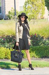 Lookbook : Fall Look With A Little Black Dress