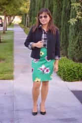 Now & Later: Floral Punk Skirt