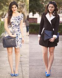Day to Night: Blue Nina Heels
