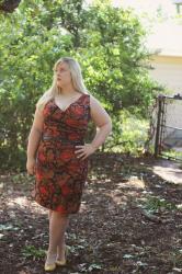 BurdaStyle Plus Size Essentials Blog Tour: Faux Wrap Dress