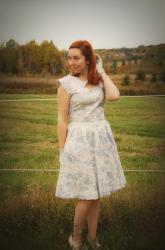 Blue Toile in Autumn... 