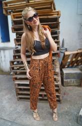 {Outfit}: Comfy in Trousers and a Crop Top