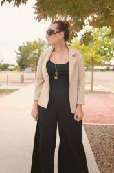 Mission #43, Day 5--Vintage Navy Jumpsuit