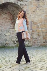 Tinuta business chic cu pantaloni evazati | Kurtmann.ro 