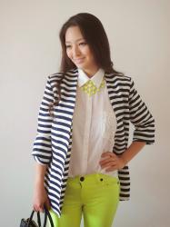 The Striped Blazer