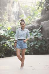 Denim and leopard