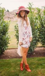 Transitioning Dresses for Fall - Part 1 Featuring Pink Blush 
