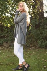 GREY OVERSIZED JUMPER