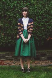 DRESSING DOWN EVENING SKIRTS FOR THE DAY