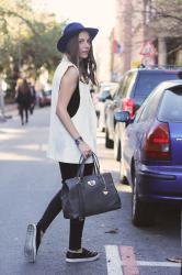 White lapel vest