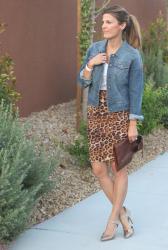 Leopard Print and Denim