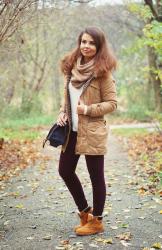 CASUAL OUTFIT: CAMEL PARKA | CODZIENNY JESIENNY ZESTAW: KARMELOWA PARKA