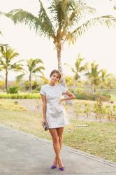 Metallic chic dress