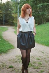 Leather skirt