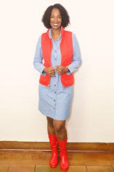 Chambray Shirt Dress