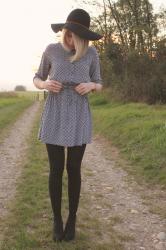 Défi look 27 : En noir & blanc X Bohème bijoux.