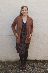 Outfit: Hair Rolls and Polka Dots