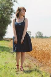 Outfit: denim co-ords and sunshine