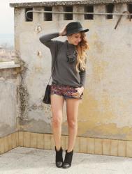 Outfit autunnali: shorts anche a novembre