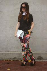 J.Crew Deco Feather & Dutch Floral