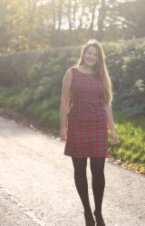 Tartan Shift Dress (Great British Sewing Bee: Sew Your Own Wardrobe Shift Dress Pattern)