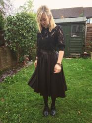 3 Ways to Wear a Faux-Leather Pleated Midi Skirt