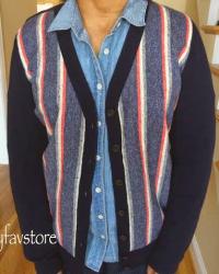 What NOT to Buy:  J. Crew Woven-Front Cardigan 