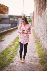 Pink Aztec Print