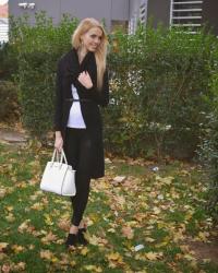 Outfit: Black cardigan