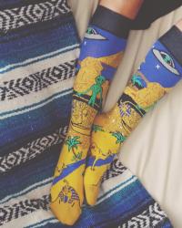 Stance x Santigold 'Egypt And Aliens' Socks