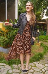 {Outfit}: Leopard and Leather