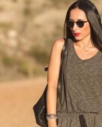 Sporty Chic Style: Jumpsuit + Blazer