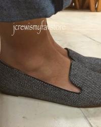 J. Crew Factory Addie Herringbone Loafers 