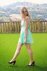 Turquoise dress