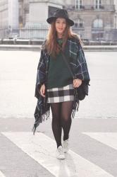 Tartan & Instant Bleu Guess – Elodie in Paris