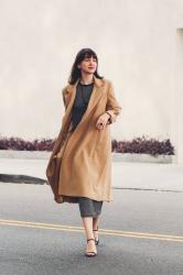 another way to wear the camel coat