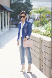 Happy Weekend: Boyfriend Jeans & ACNE Leather Jacket