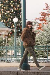 Disneyland Paris during Christmas
