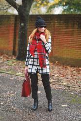 Black, White and Red | Mixed Checks and Tartan for Winter