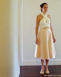 Pastel Pink with Flare (Butterick 5650)