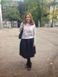 Look con falda Midi