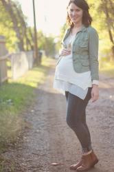 Maternity Style: Layers and Strange Compliments