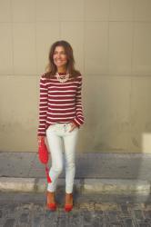 red stripes