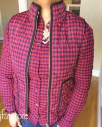 J. Crew Factory Novelty Quilted Puffer Vest and 50% off!