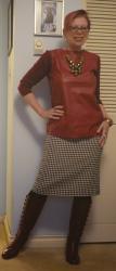 SmallAss Weekend Wrap-Up: Pleather and Houndstooth, and Snaky Dots