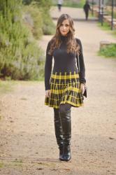 Yellow tartan