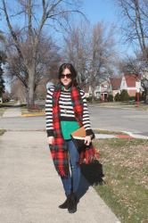 Outfit: Layers & Pattern Mixing 